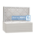 16x25x2, PuroLatitudeor / Air Guard  Hi-E 40 Extended Surface Pleated Air Filter, Mechanical MERV 8, (6 Pack)
