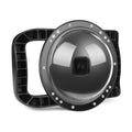 SHOOT XTGP559 Camera Dual Handle Dome Port Waterproof Case Camera Protective Case 45m Waterproof 180° Wide Angle Replacement for   9 Black