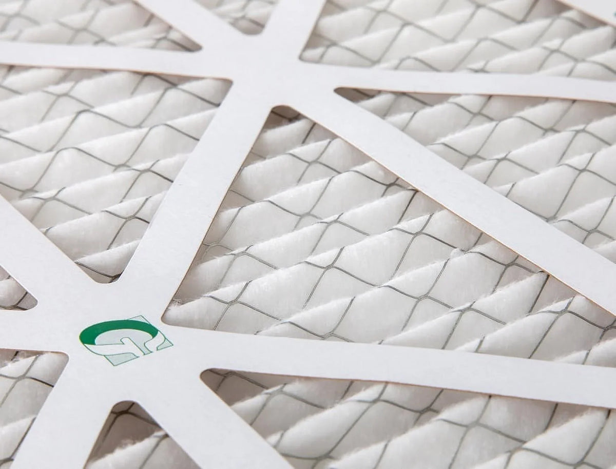 6 Pack of 16x20x1 MERV 10 Pleated Air Filters by Glasfloss. Actual Size: 15-1/2 x 19-1/2 x 7/8