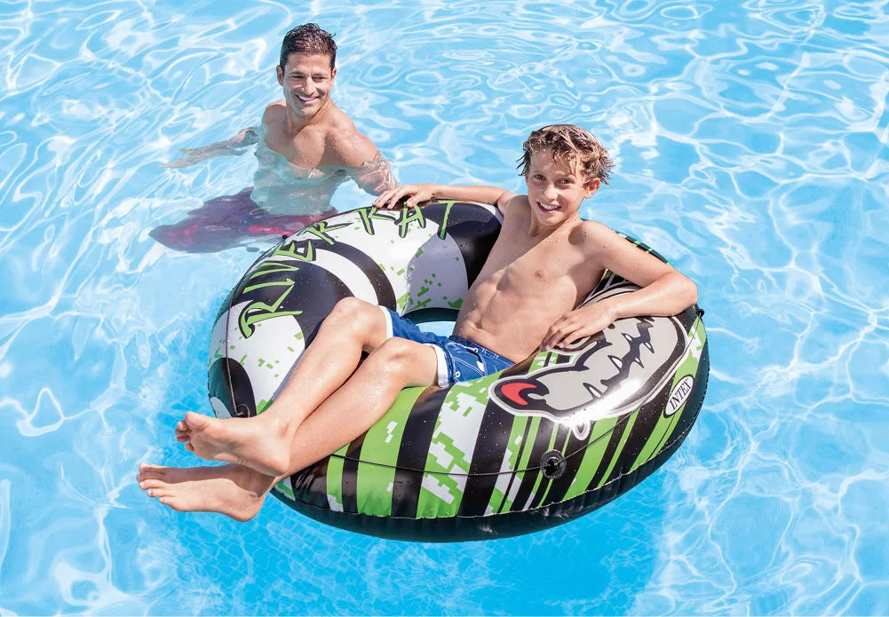 INTEX River Rat InfLatitudeable Floating Tube Raft 68209E 2-Pack