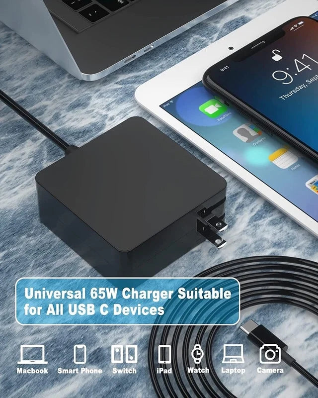 Nuxkst 65w USB-C Ac Adapter for Lenovo ThinkPad 11e Yoga Gen 6 20SF power supply power adapter