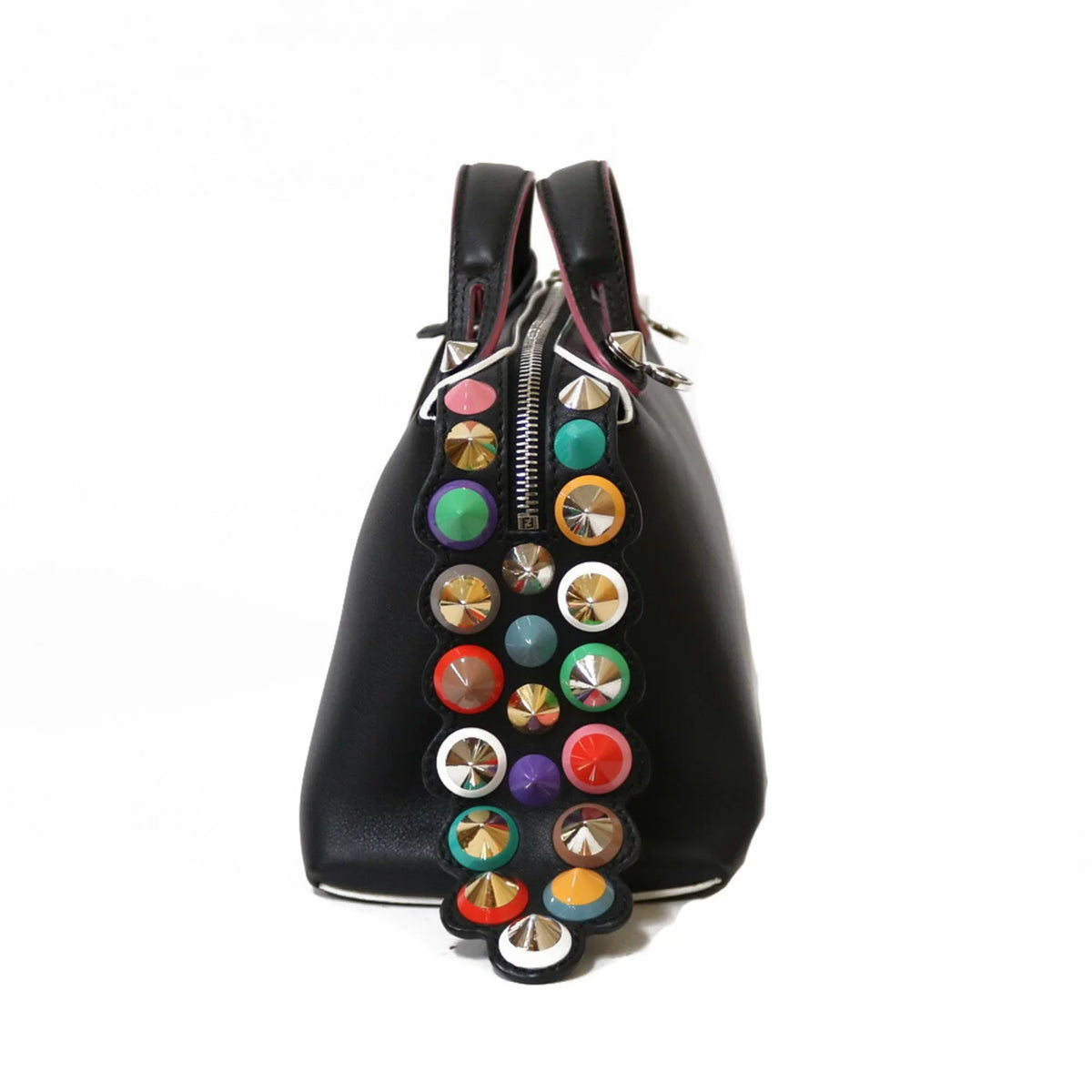 Pre-Owned FENDI Shoulder Bag By The Way Black Women's Leather (Fair)