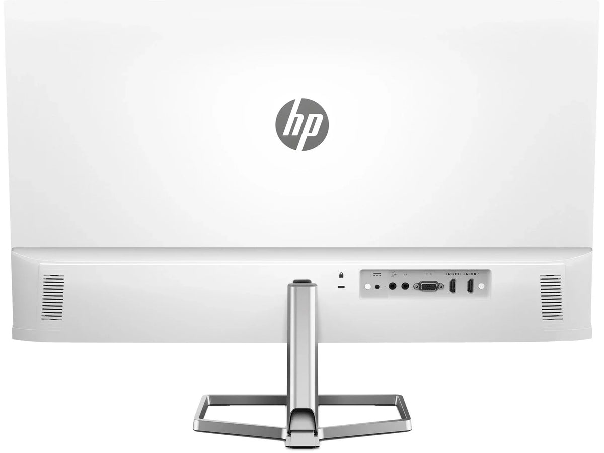 HP M27fwa 27" 16:9 FreeSync IPS Monitor 356D5AA#ABA Bundle With Docztorm Dock, 27" FHD IPS (1920x1080) 75 Hz Native Resolution, 2 HDMI 1.4, 1 VGA, Ideal for Gamers, Ceramic white (2023 Latest Model)