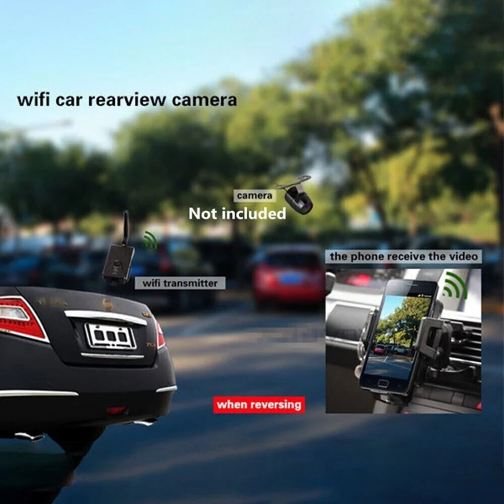 Convert your Wired Rear View Camera to Wireless with this Car Reversing Camera AV to Wifi Transmitter Module - 2.4G Wireless - Easy InstalLatitudeion