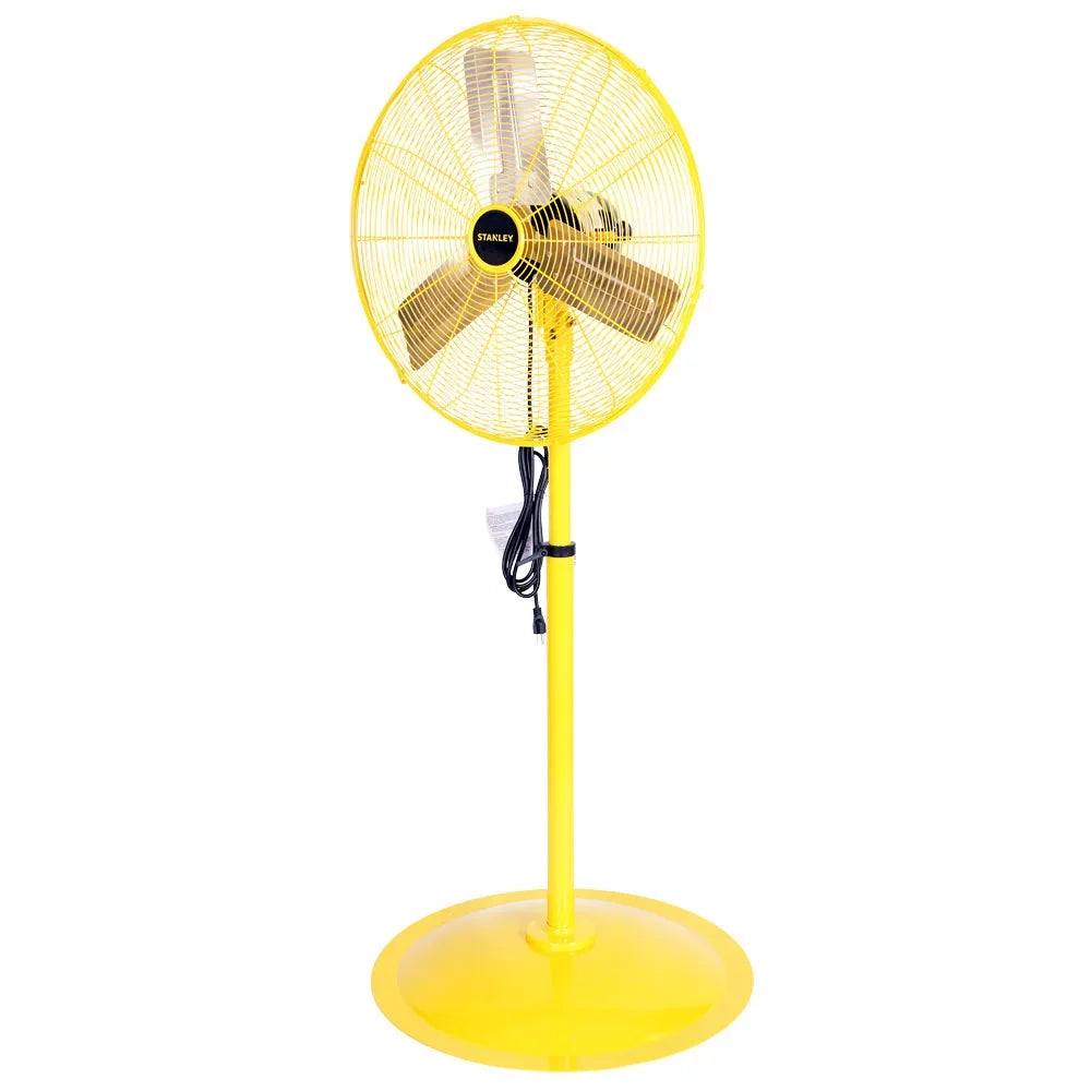 STANLEY High-Velocity Non-OscilLatitudeing Industrial Pedestal Fan, ST-24P