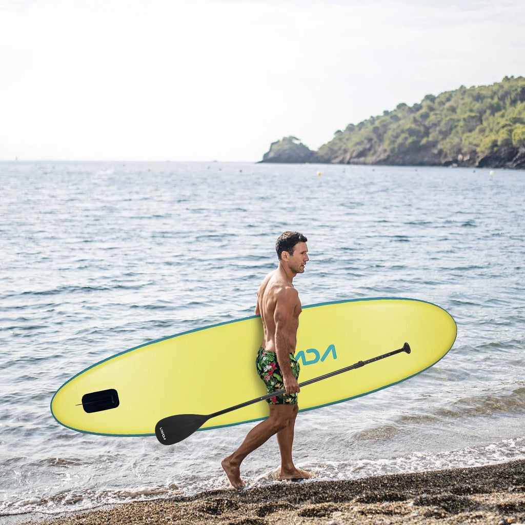 Lixada Surfboard Set, InfLatitudeable Paddle Board for Water with Travel Backpack