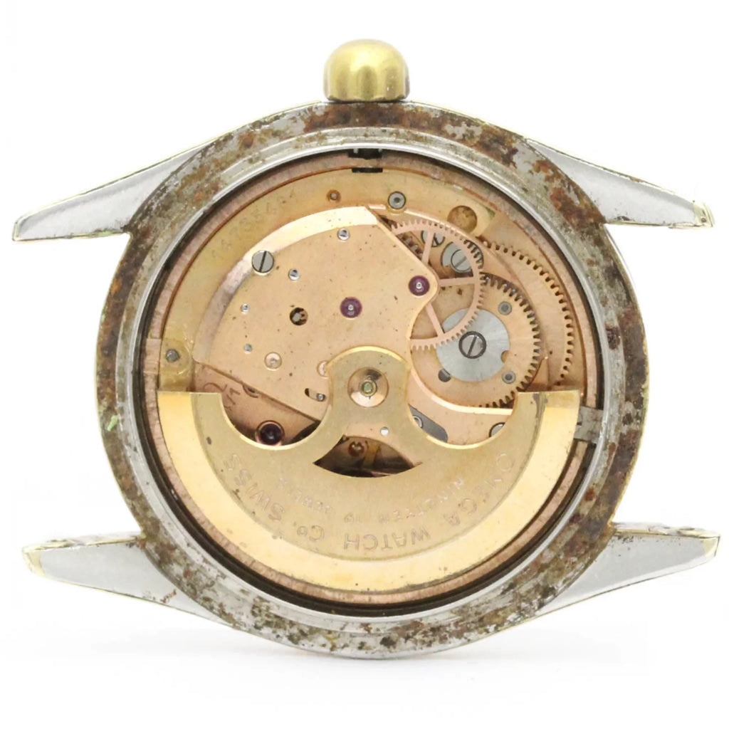 Pre-Owned OMEGA Seamaster Cal 471 Gold PLatitudeed Automatic Mens Watch 2802 Head Only BF559125 (Fair)