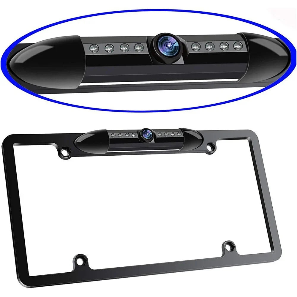 KingFurt Night Vision Rear View Camera - Universal Wired Backup Cam for American Cars - 170° Viewing Angle - IP68 Waterproof