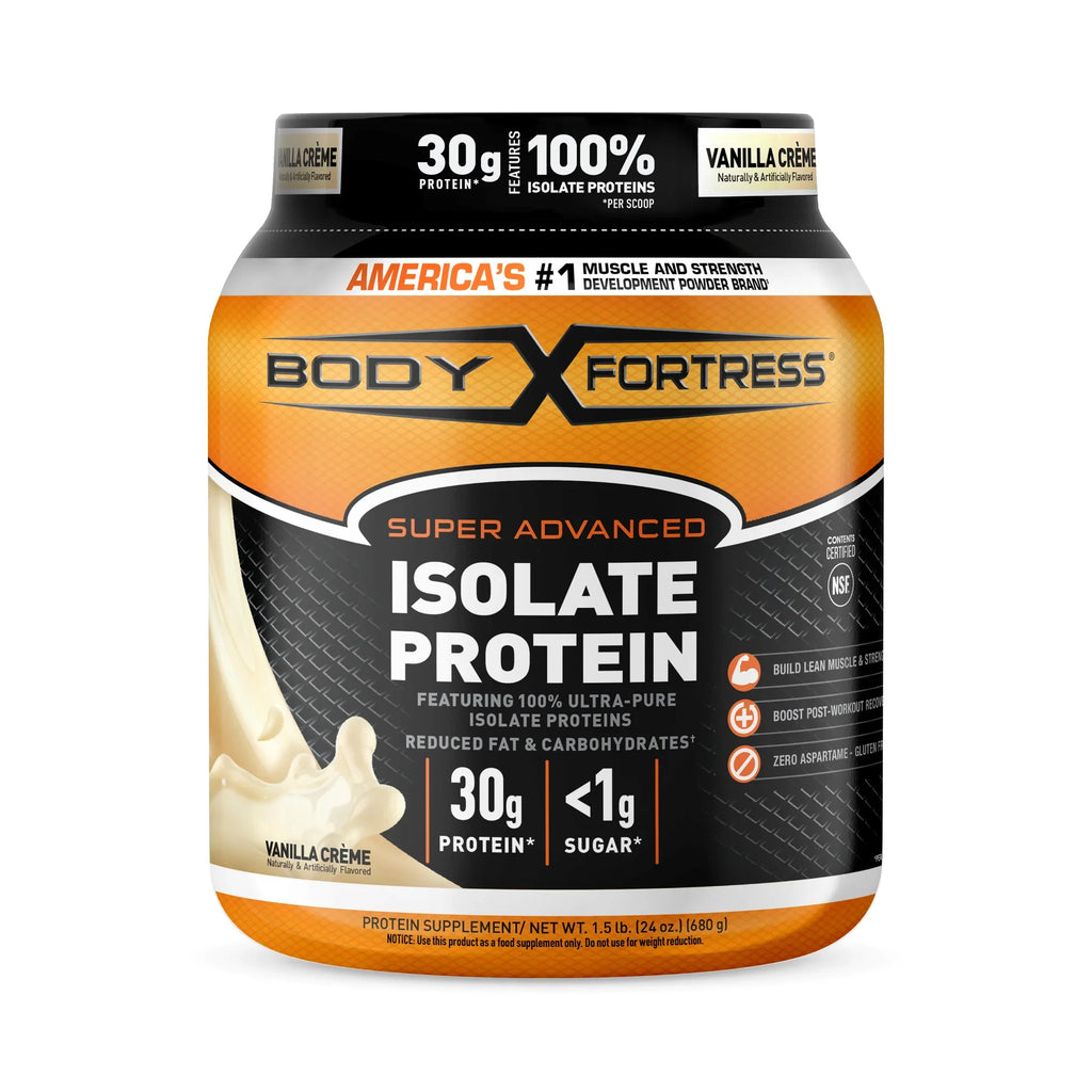 Body Fortress IsoLatitudee Powder, 30g Protein per scoop, Vanilla, 1.5 lbs (Packaging May Vary)