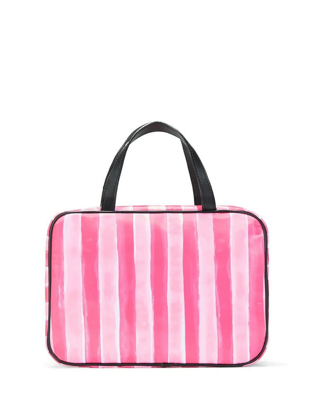 Victoria's Secret Pink Stripe Hanging Travel Case