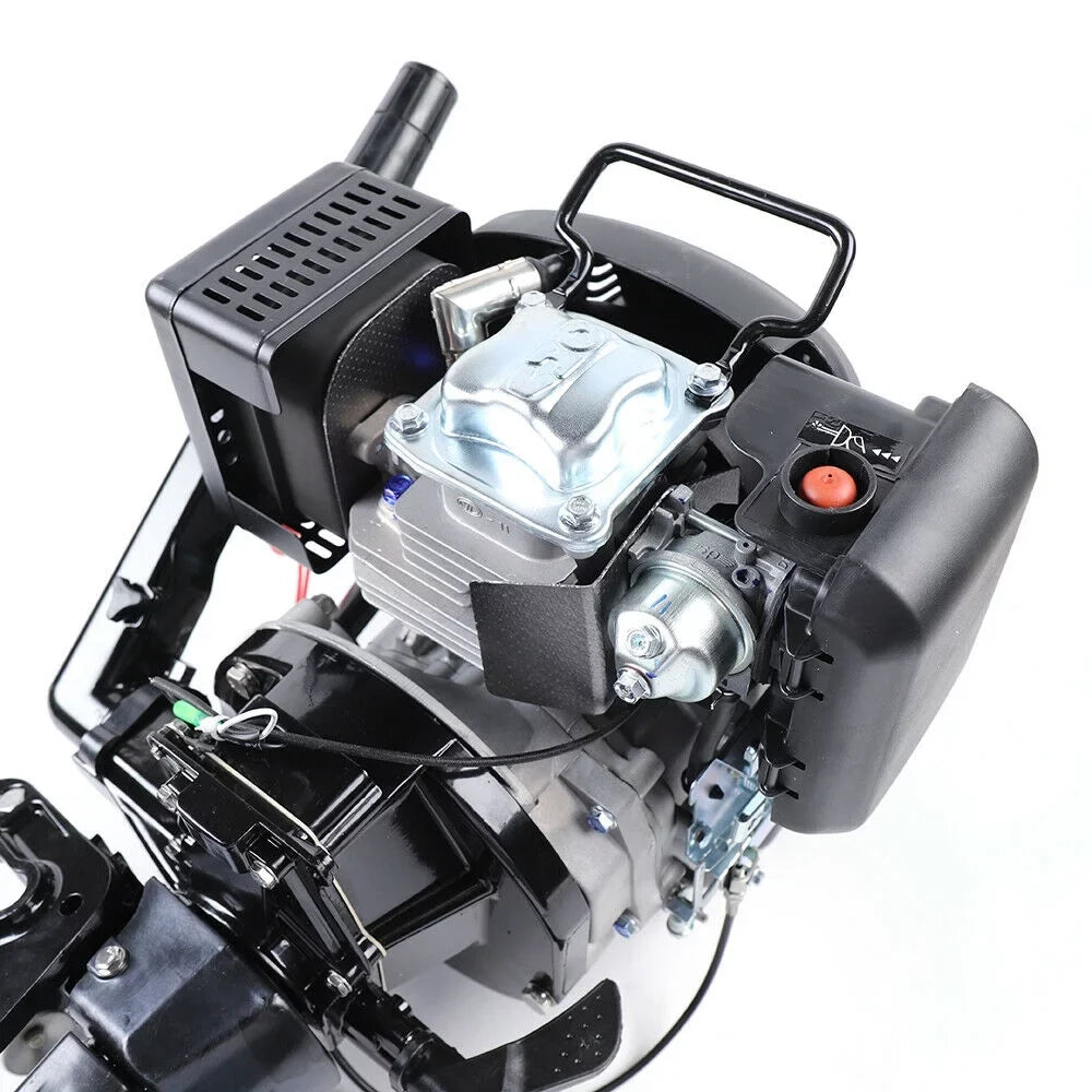 6 HP 4-Stroke Heavy Duty Outboard Motor Fishing Boat Engine Air Cooling System