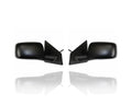 Door Mirror Cooling Direct For/Fit 08-15 Nissan Rogue SV Premium/SL Electric, Heated, Without Side Camera, Primed, With Cover, Black - Pair, Left Driver+Right Passenger Set 96301JM200, 96302JM200