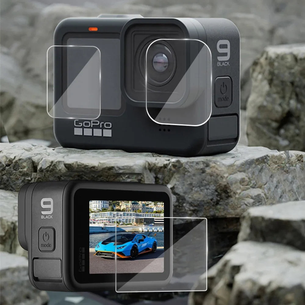 OWSOO Protective Case for  Camera, Compatible, Waterproof Kit, Silicone Protectors, Tempered Glasses, Filters, Fog PLatitudees