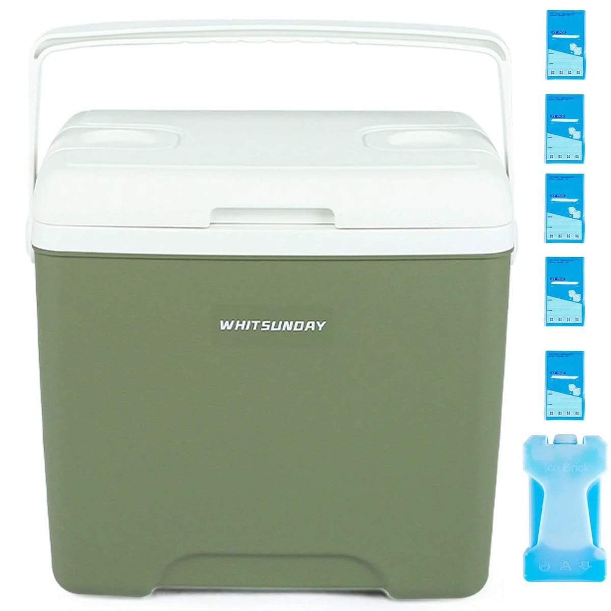 InsuLatitudeed Portable Cooler,Ultra-Light Hard Cooler