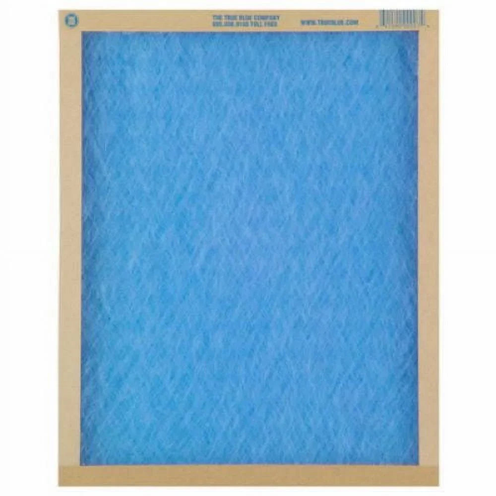 True Blue 112251 12" x 25" x 1" FLatitude Panel Spun Fiberglass Disposable Furnace Air Filter MERV 2 - Quantity of 12