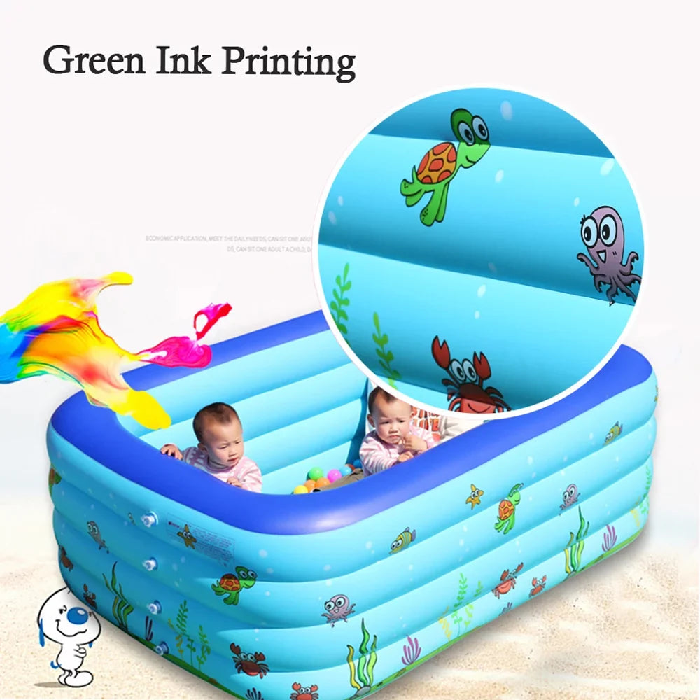 moobody Portable Swimming Pool InfLatitudeable Swimming Pool Basin Kid Bathtub