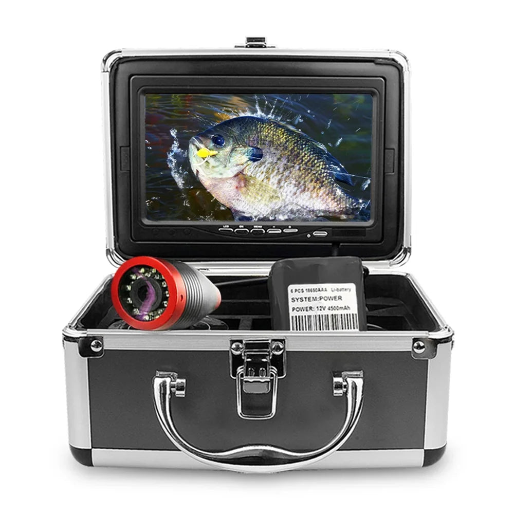Erchang Portable Video Fish Finder for Lake Sea Fishing 7 Inch DVR Underwater Fishing Camera