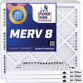 Filter King 26.5x43.5x1 Air Filter | 4-PACK | MERV 8 HVAC Pleated A/C Furnace Filters | MADE IN USA | Actual Size: 26.5 x 43.5 x .75"