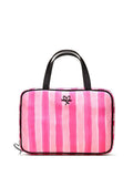 Victoria's Secret Pink Stripe Hanging Travel Case