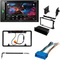 KIT4817 Bundle for 1995-2000 Oldsmobile Aurora W/ Pioneer AVH-241EX Double DIN Car Stereo with Bluetooth/Backup Camera/InstalLatitudeion Kit/in-Dash DVD/CD AM/FM 6.2" Touchdisplay Digital Media Receiver