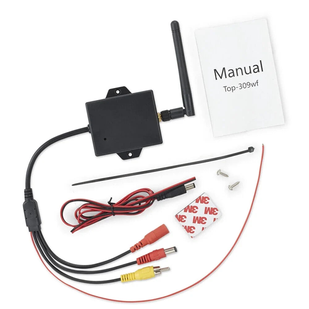 Convert your Wired Rear View Camera to Wireless with this Car Reversing Camera AV to Wifi Transmitter Module - 2.4G Wireless - Easy InstalLatitudeion