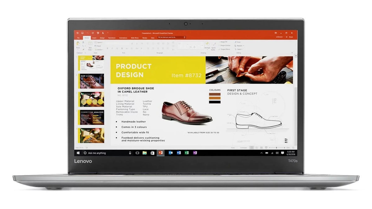 Lenovo ThinkPad T470s Windows 7 Pro Laptop - Intel Core i7-7600U, 20GB RAM, 256GB SSD, 14" IPS WQHD (2560x1440) Matte Display, Fingerprint Reader, Smart Card Reader, Silver Color