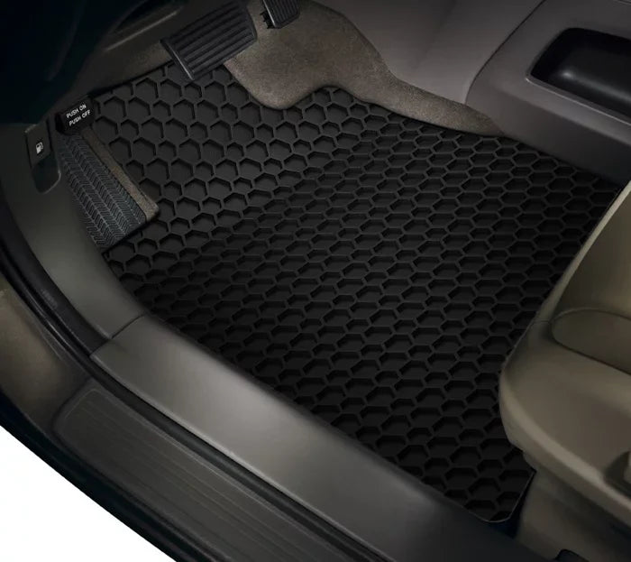 ToughPRO - Two Front Mats Compatible with CHRYSLER Pacifica - All Weather Heavy Duty (Made in USA) - Black Rubber - 2005