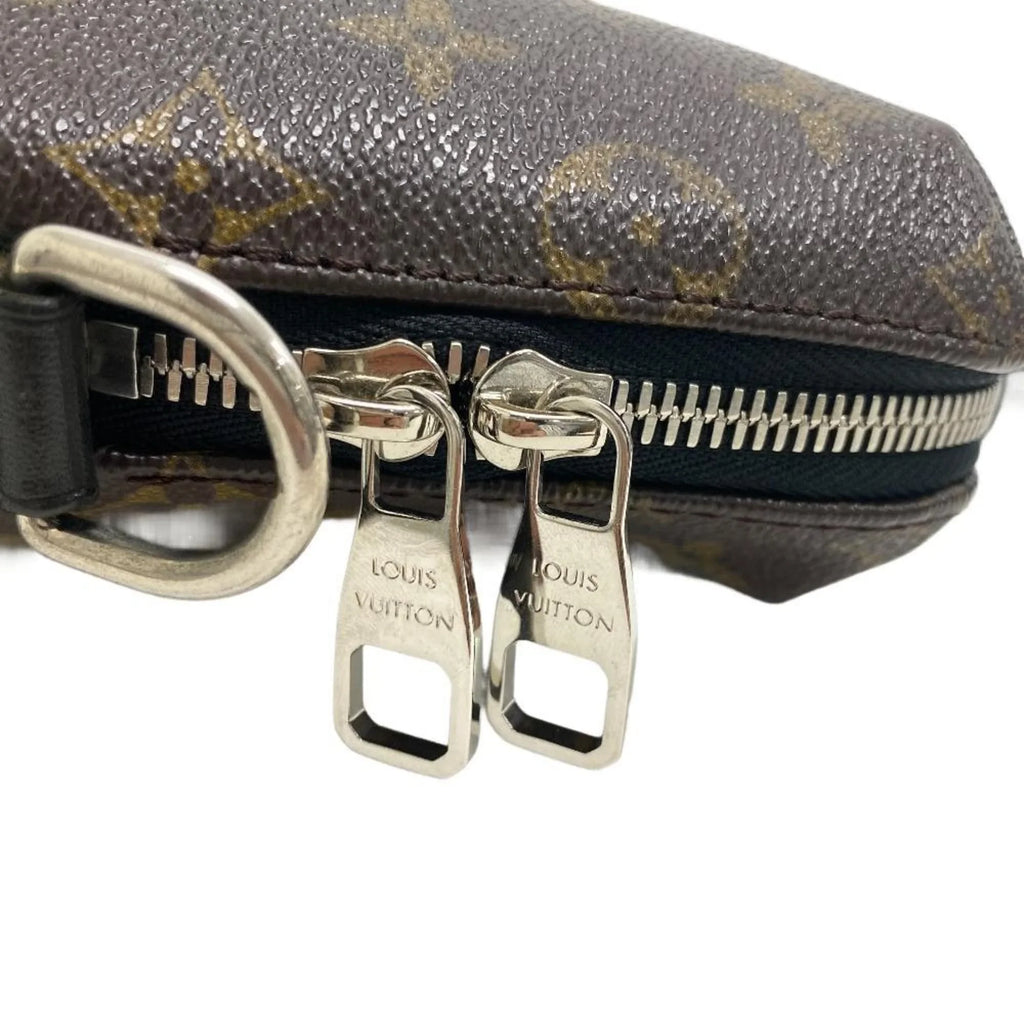 Pre-Owned LOUIS VUITTON M40868 Porte Document Jour Monogram Bag Brown Men's Z0006266 (Fair)