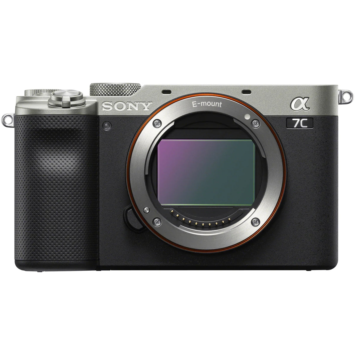 Sony a7C Mirrorless Full Frame Camera Body with 28-60mm F4-5.6 Lens Silver ILCE7CL/S Bundle + Vlogger Kit ACCVC1: GP-VPT2BT Shooting Grip w. Wireless Remote + 2x Battery + Deco Gear Bag & Accessories