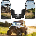 Kemimoto Side Mirrors,Wider UTV Side Mirrors Rear View Mirrors Compatible with Polaris Ranger XP 1000 900 570 General 1000 Can-Am Defender Maverick Trail for Pro-Fit (Not Door)