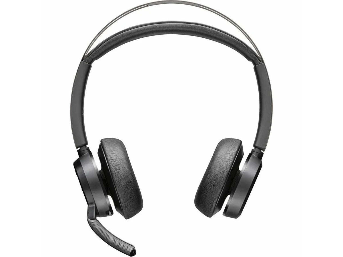 Poly Voyager Focus 2 Headset - Microsoft Teams Certification - Stereo - USB Type A - Wireless - Bluetooth - 20 Hz - 20 kHz - Over-the-head, On-ear - Binaural - Ear-cup - Noise Cancelling, MEMS Tech...