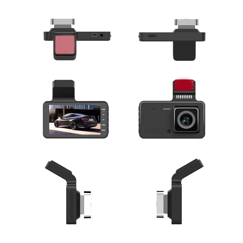 Tomshoo 1080P DVR Dash Camera, Car Dashcam Driving Recorder, Touchdisplay, Night Vision, Loop Recording