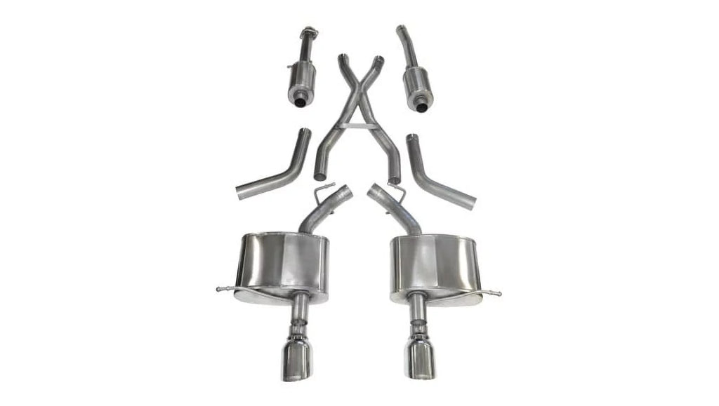Corsa 11-14 Dodge Durango 5.7L V8 Polished Sport Dual Rear Cat-Back Exhaust Fits select: 2013-2023 DODGE DURANGO R/T, 2011-2012 DODGE DURANGO CITADEL
