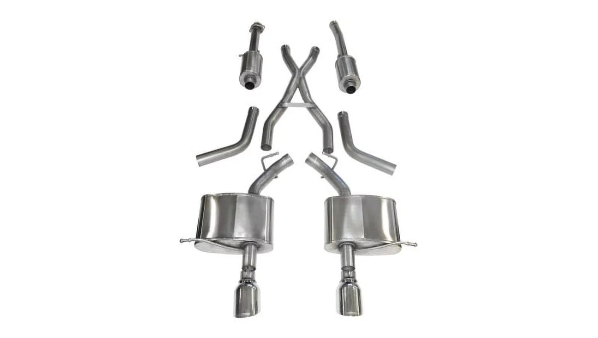 Corsa 11-14 Dodge Durango 5.7L V8 Polished Sport Dual Rear Cat-Back Exhaust Fits select: 2013-2023 DODGE DURANGO R/T, 2011-2012 DODGE DURANGO CITADEL