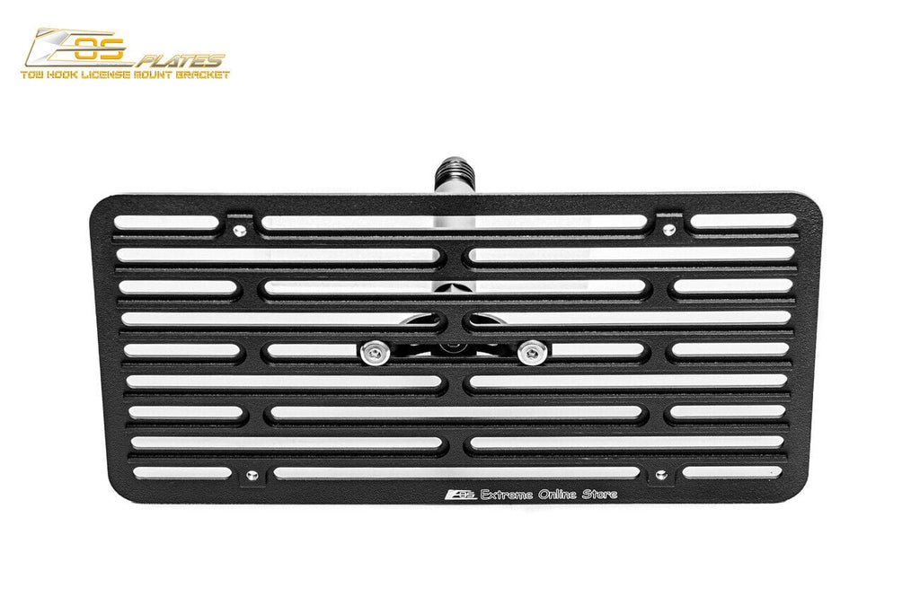 Extreme Online Store Replacement for 2016-Present Mazda Miata ND | EOS PLatitudee Version 2 Full Sized Front Bumper Tow Hook License Relocator Mount Bracket