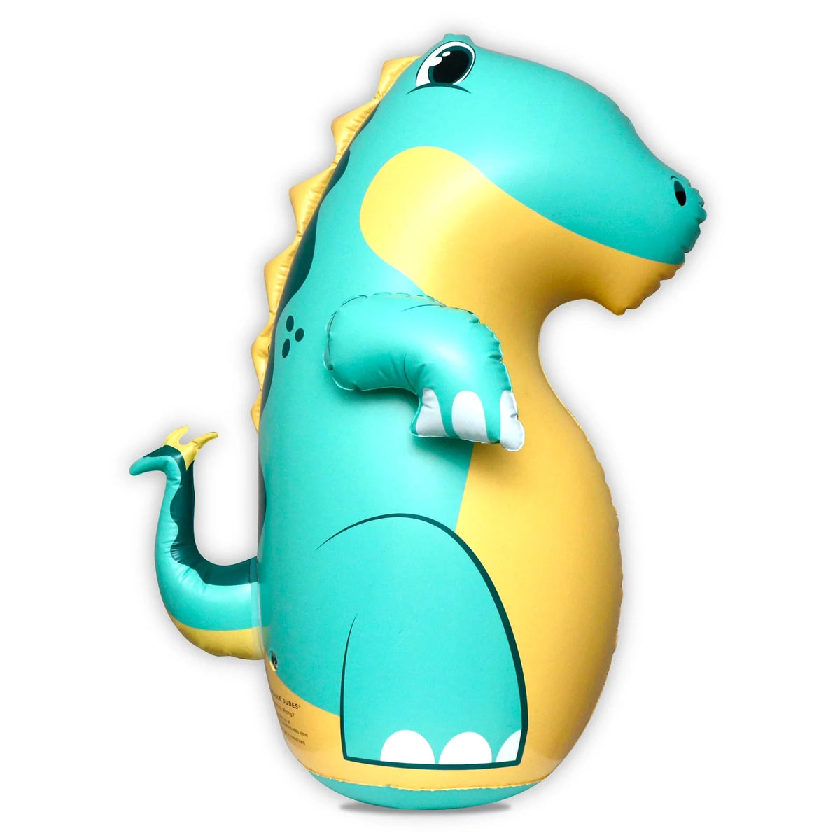 (InfLatitudeable Dudes) Green Stegosaurus Dinosaur 47 inches -Kids Punching Bag |Filled with Sand