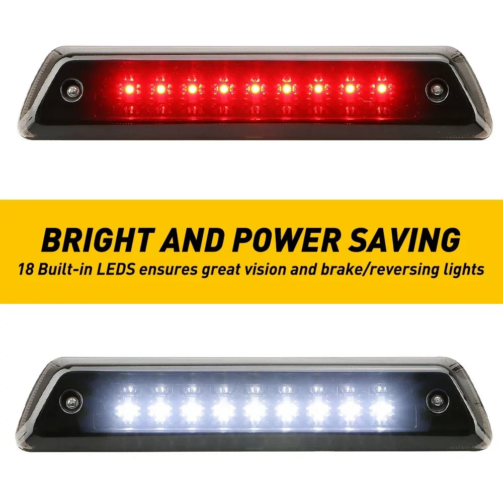 The 3rd Brake Light/Rear Cargo Light Smoked For 2009-2014 Ford F150, Power Saving, IP67 Waterproof