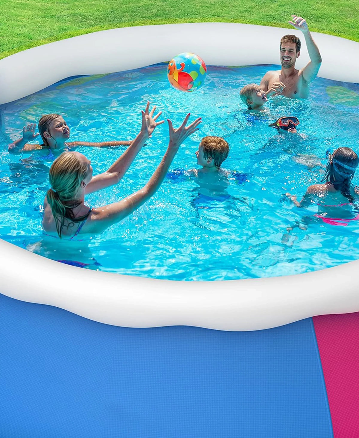 Inolait InfLatitudeable Swimming Pool  Above Ground for Kids Family Water Sport 15' x 36"