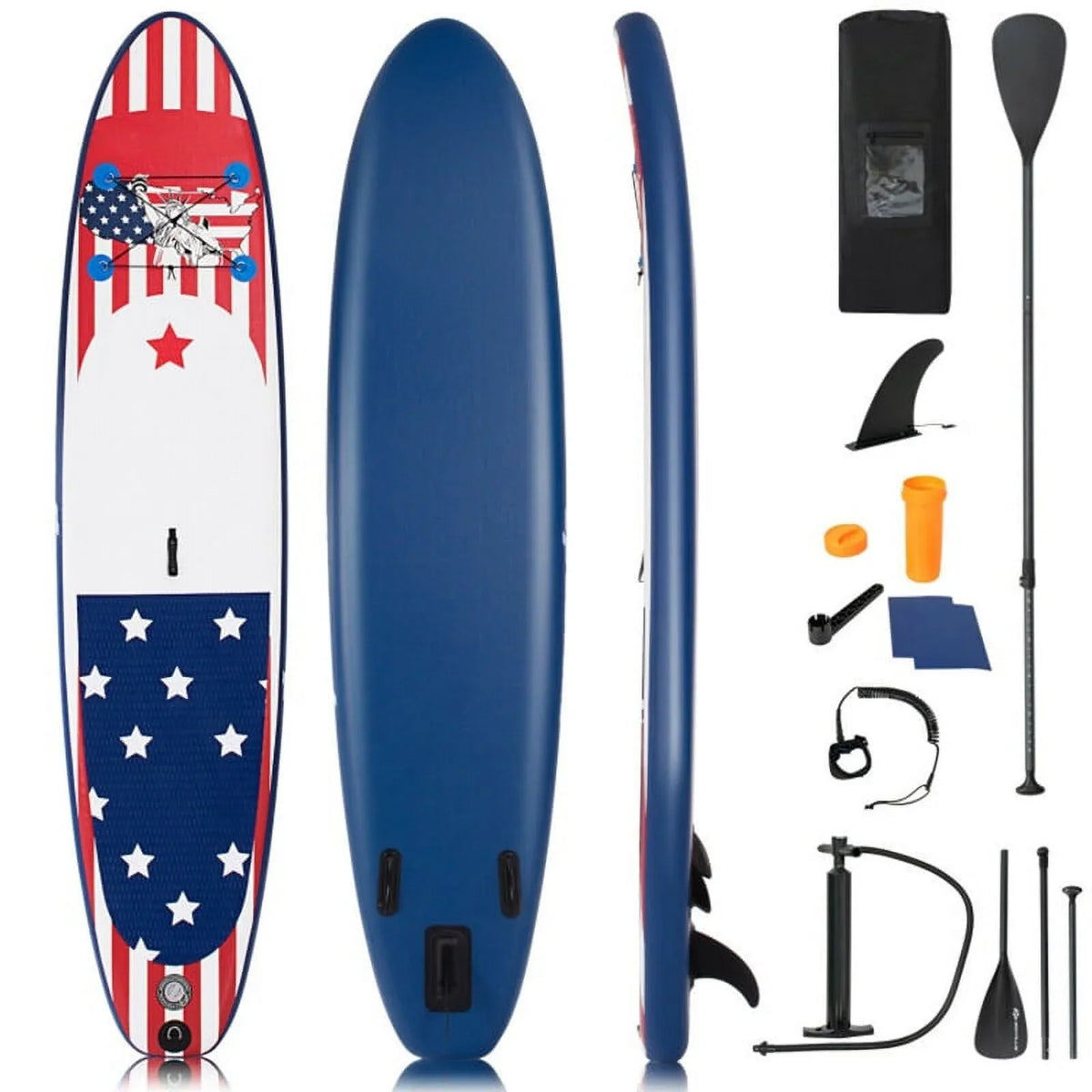 Premium InfLatitudeable Stand Up Paddle Board - Comes with a carry backpack for transportation - 24.0 - Discover ultimate stability and versatility on the water!