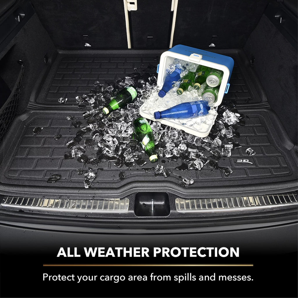 3D MAXpider KAGU Cargo Liner (BLACK) compatible with CHEVROLET/GMC/CADILLAC TAHOE/YUKON/ESCALADE 2015-2020 - Cargo Liner