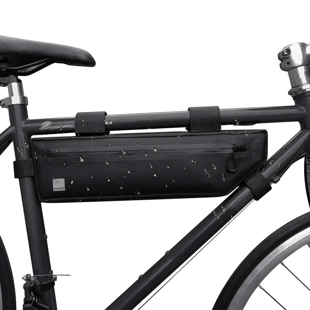 SAHOO Bike Pack,Tube Frame Road Bike Pouch Bike Under Tube Waterproof Bike Frame M Road Frame  MTB