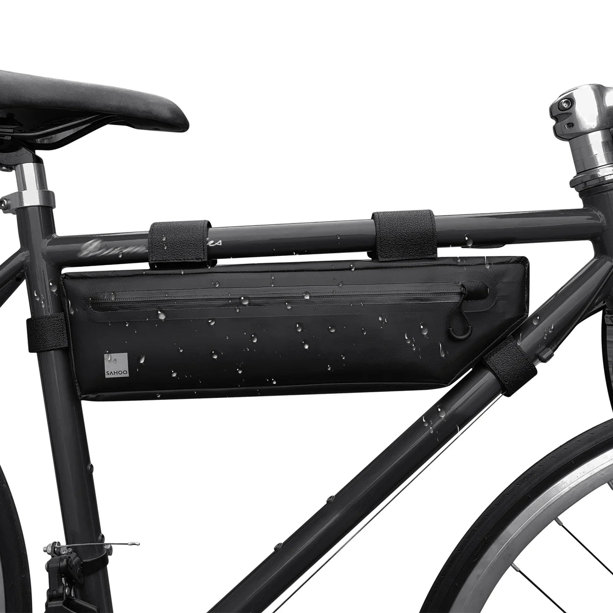 SAHOO Bike Pack,Tube Frame Road Bike Pouch Bike Under Tube Waterproof Bike Frame M Road Frame  MTB