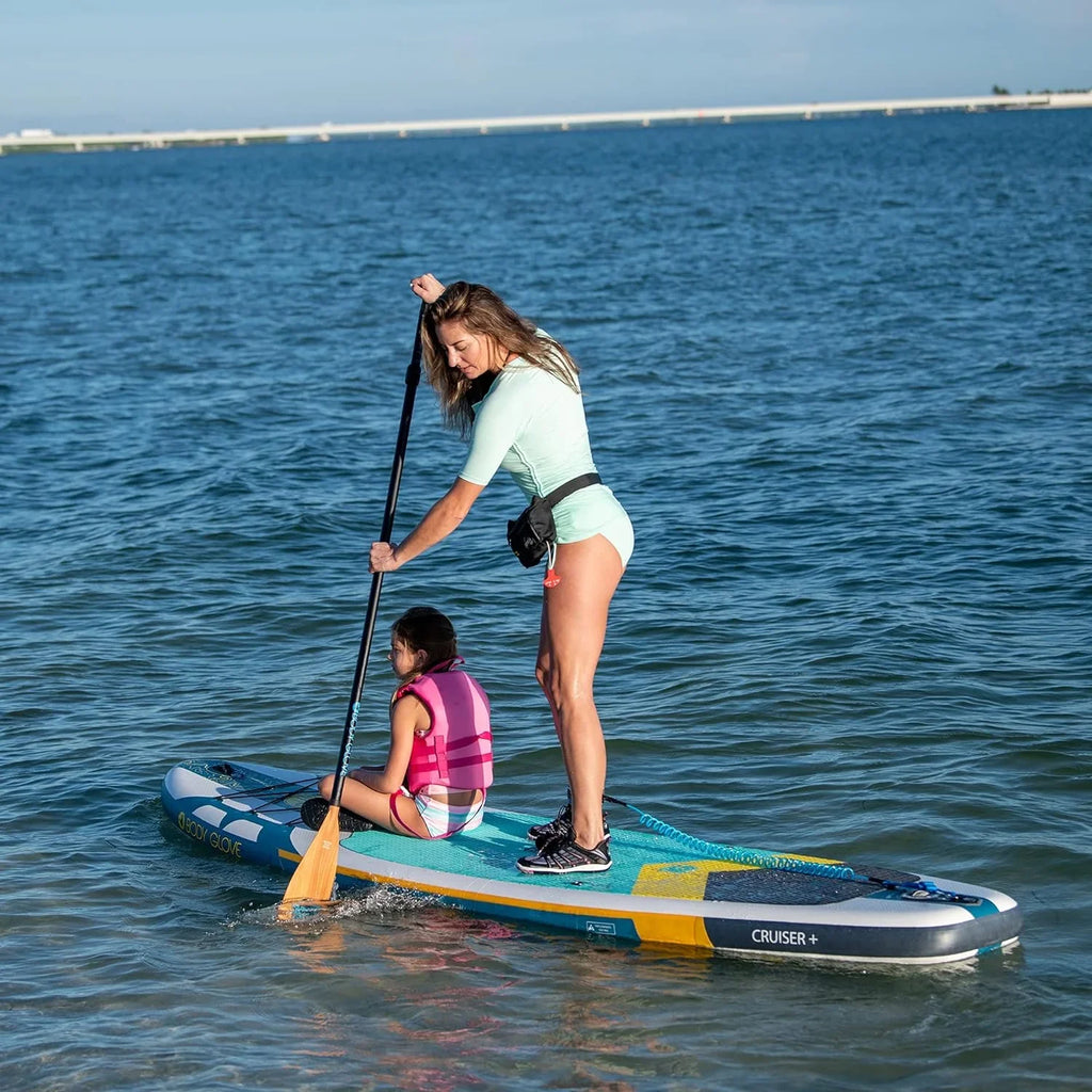 Body Glove Cruiser InfLatitudeable Stand Up Paddle Board Package, White/Blue
