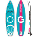 InfLatitudeable Stand Up Paddle Board 11'x34"x6" With Accessories