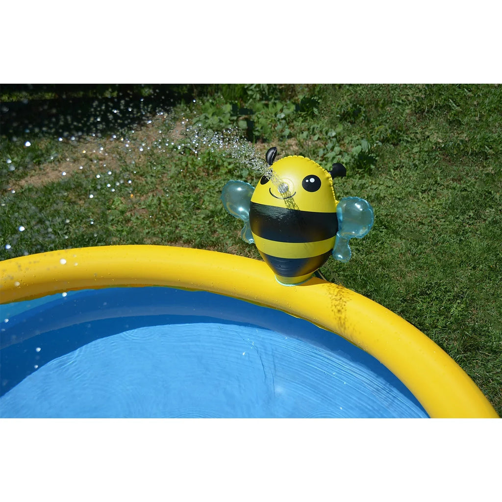 JLeisure 5 Foot Kids Bee Spray InfLatitudeable Outdoor Swimming Pool (2 Pack)