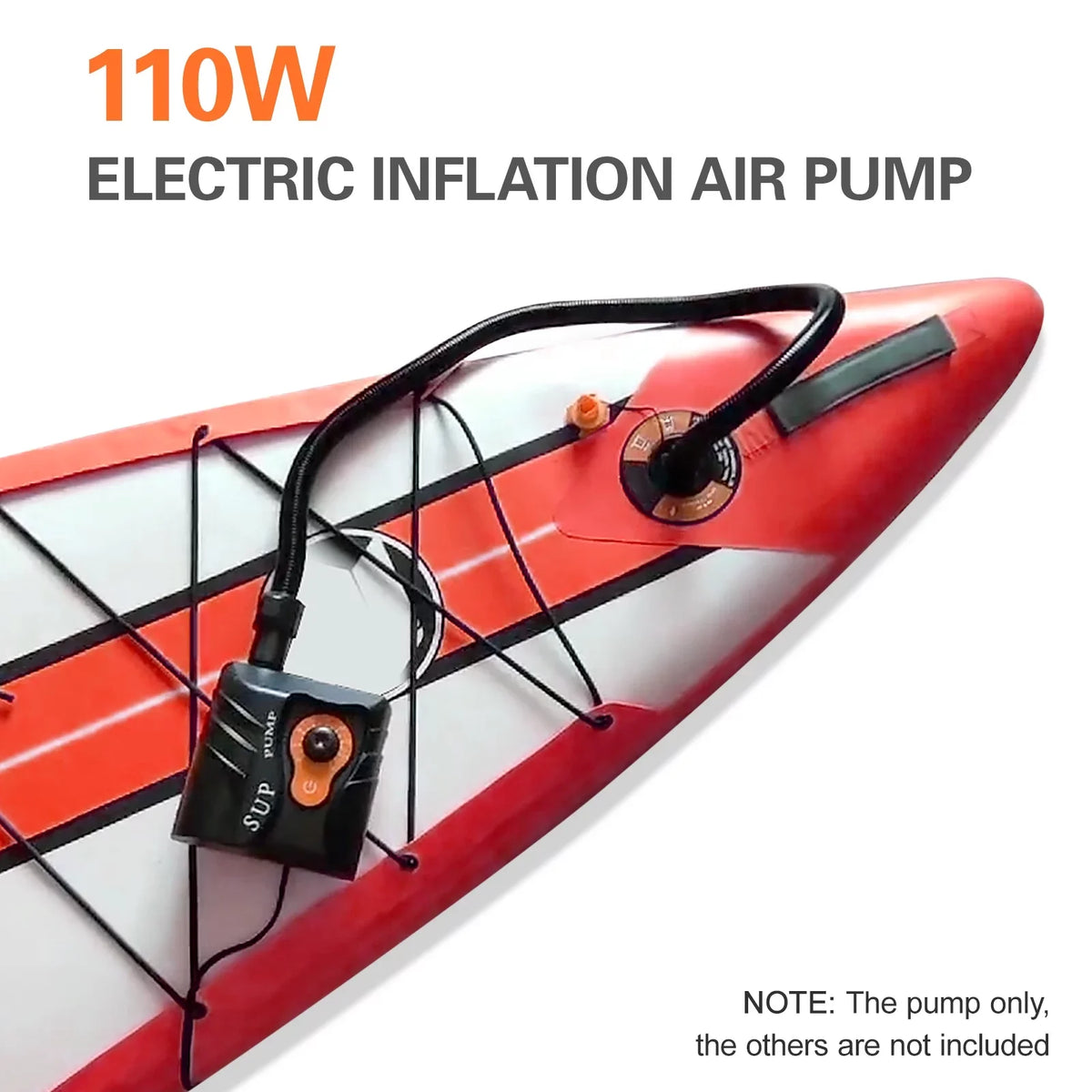 Goolrc InfLatitudeion Pump 16 PSI Electric Air Pump with 6PCS Nozzles for InfLatitudeables and Boats