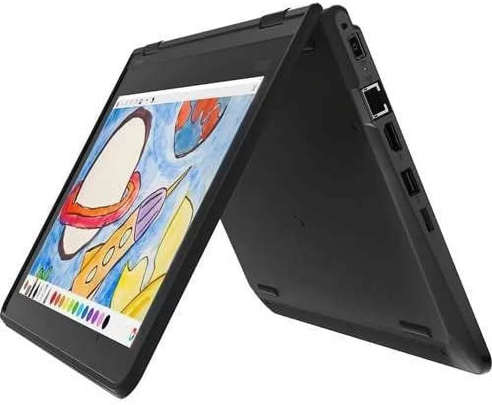 Lenovo ThinkPad Yoga 11E 2-in-1 HD Touchdisplay Laptop PC, Intel Celeron N4120 Processor, 4GB RAM, 128GB SSD, Webcam,Stereo Speakers, USB-C, HDMI, WiFi, Windows 10 Pro, Mazepoly Accessories