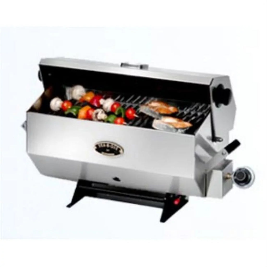 Dickinson Marine 00-SBQ-L Large Sea-B-Que Stainless Steel Marine Grill