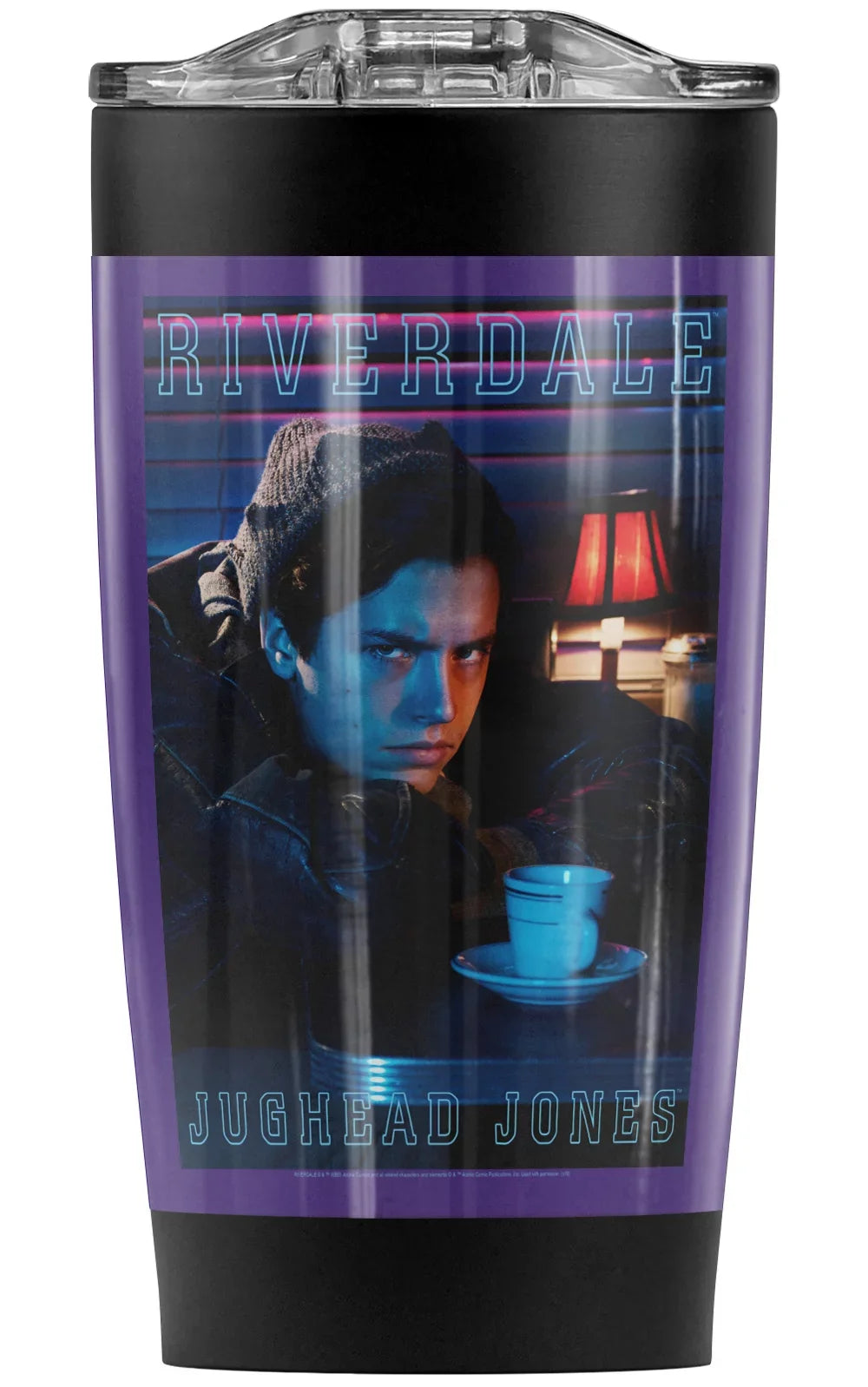 Riverdale Jughead Jones Stainless Steel Tumbler 20 oz Coffee Travel Mug/Cup, Vacuum InsuLatitudeed & Double Wall with Leakproof Sliding Lid | Great for Hot Drinks and Cold Beverages