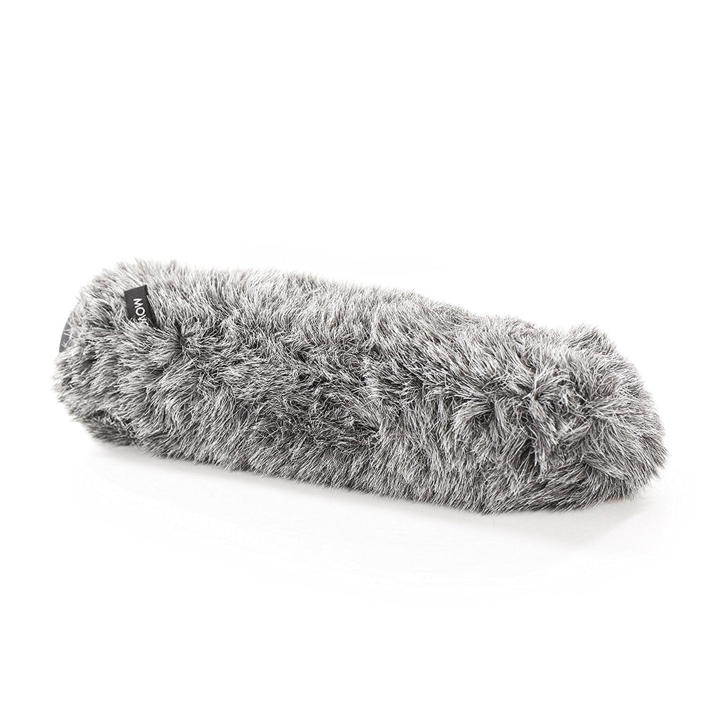 Movo Ws-g270 Furry Rigid Winddisplay For Microphones 18-23mm In Diameter And Up To 10.6" [27cm] Long - Dark Gray
